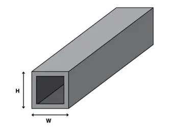 1" X 1" X .090" Steel Square Tube